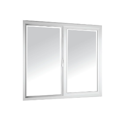 [109292] Ventana corrediza lisa upvc 1.2 x 1 metros vento blanco