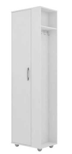 [110858] Armario mdf multiuso 191x54x38 poliman c29050 blanco