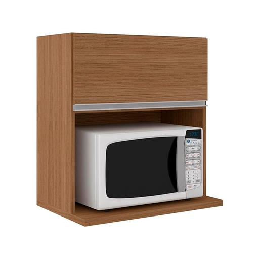 [110861] Mueble mdf aereo para microondas 70x65x40 centimetros poliman k21070 cafe