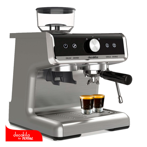 [120052] Maquina de café expresso con moledor decakila kucf010m plateado