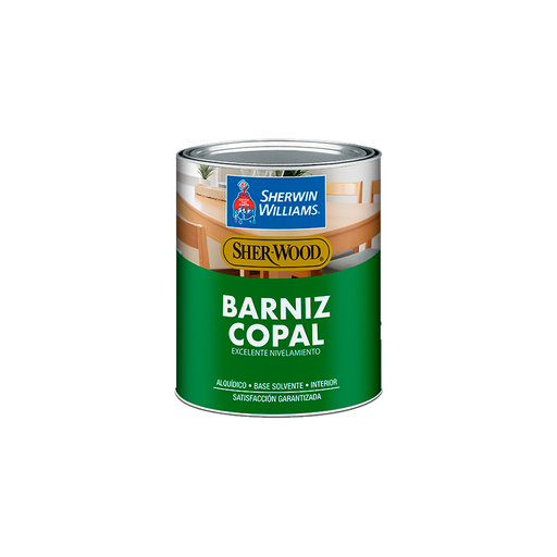 [3077] Barniz copal 1/4-galon sherwin williams mate