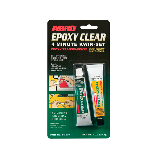 [35554] Pegamento epoxy 4 minutos 1 onzas abro ec-520 transparente