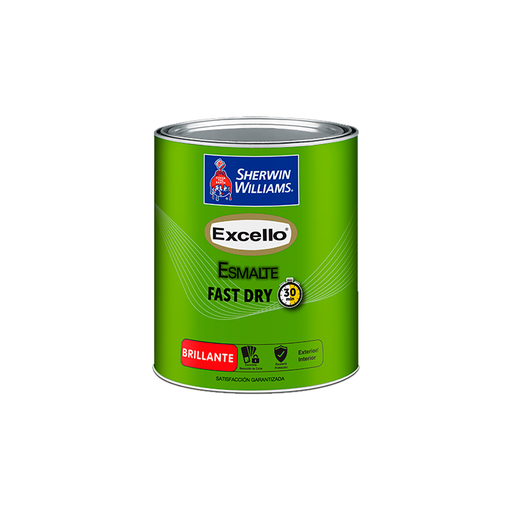 [43819] Pintura excello de aceite 1/4-galon sherwin williams aluminio