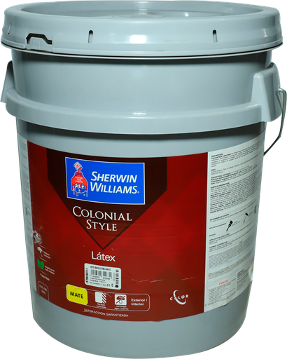 [43877] Base latex colonial 1-cubeta sherwin williams extra blanco mate