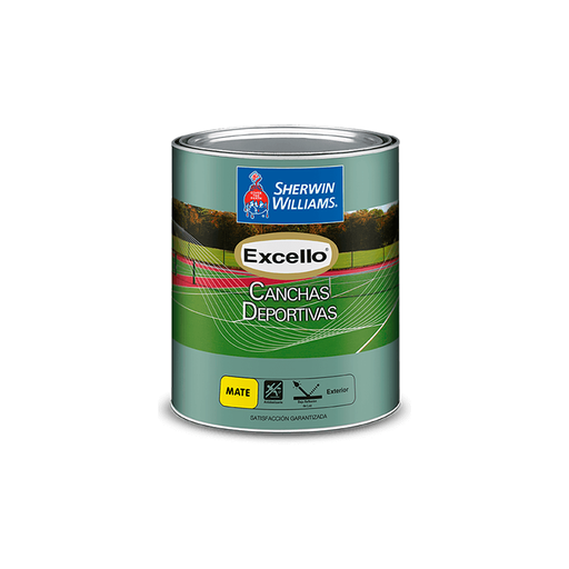 [43960] Pintura para canchas deportivas 1-galon sherwin williams verde