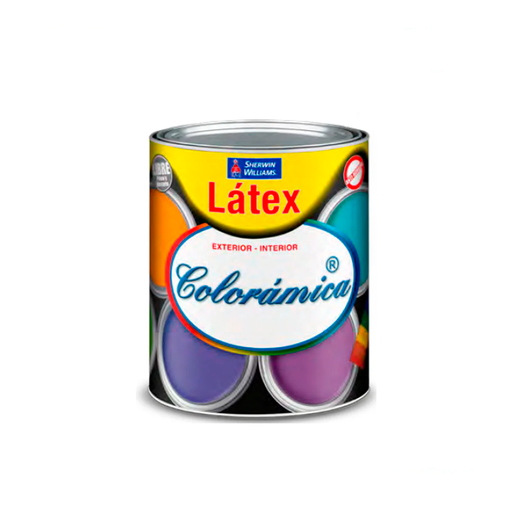 [43964] Pintura coloramica latex 1-galon sherwin williams mango