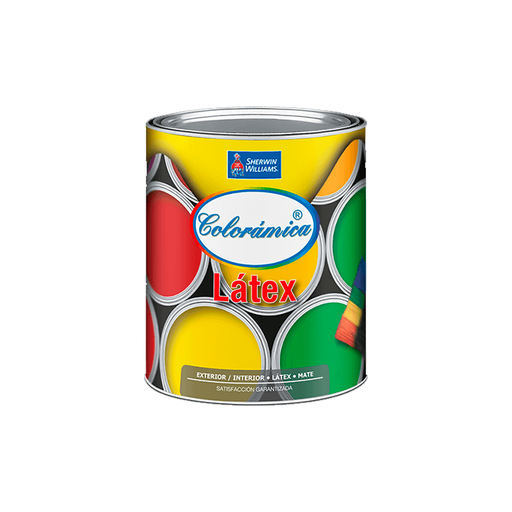 [43993] Pintura coloramica latex 1-galon sherwin williams verde jardin