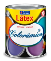 [44002] Pintura coloramica latex 1-galon sherwin williams azul claro