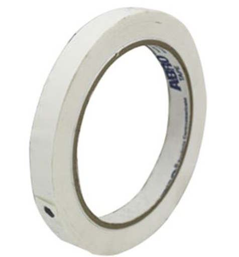 [60433] Tape pvc 1/2"x150yd abro blanco
