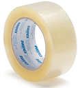 Tape transp 2"x110yd ind abro c/cod barr