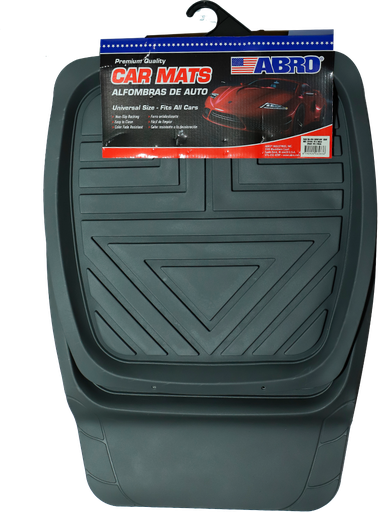 [81868] Alfombra de hule para carro 4 piezas abro cm1805p gris