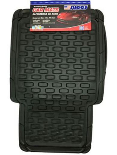 [85681] Alfombra de hule para carro 4 piezas abro cm1830p negra