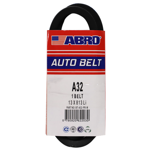 [85838] Banda de hule para carro a-32 abro bt-a32-pr-w negra