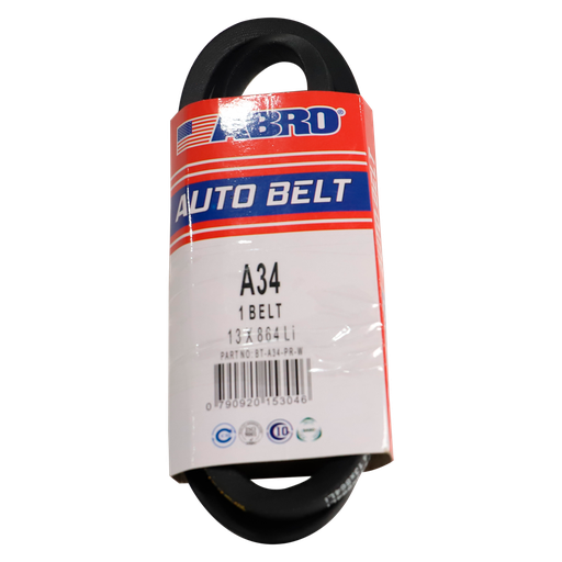 [85846] Banda de hule para carro a-34 abro bt-a34-pr-w negra