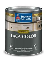 [104379] Laca para madera 1/4-galon sherwin williams negro