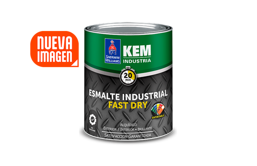 [126979] Base ultra profunda kem esmalte industrial 1/4 galon fast dry 4000 sherwin williams