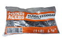 Clavo con cabeza de acero para madera de 1.1/2" mundi-acero gris