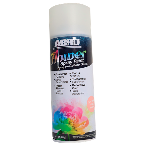 [135388] Pintura en spray para flores abro rosado salmon