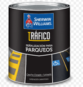 Pintura para señalizar trafico 1-galon sherwin williams amarillo satinado